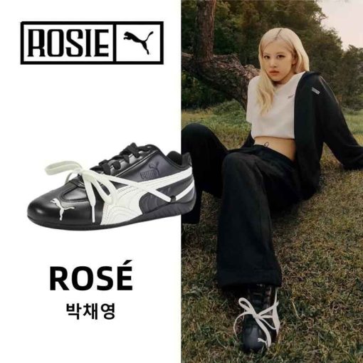 【♡ROSÉ 고열 신상】푸마 x 로제 스피드캣 PRM 블랙 웜 화이트 404391-01